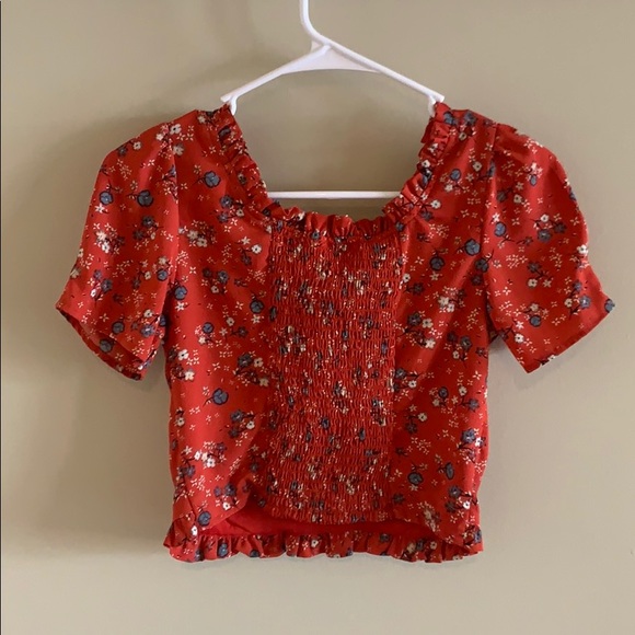 Floral Crop Top - Picture 3 of 3